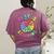 Apple Retro Play Is Learning Kindergarten Teacher Daycare Women's Comfort Colors T-Shirt Back Print Berry