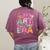 In My Art Teacher Era Teaching Future Artist Back To School Women's Comfort Colors T-Shirt Back Print Berry In My Art Teacher Era Teaching Future Artist Back To School Women's Comfort Colors T-Shirt Back Print Berry