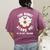 Art Teacher Halloween Donut Lover Costume Kawaii Monster Women's Comfort Colors T-Shirt Back Print Berry