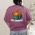 Art Teacher Pumpkin Halloween Night Men Women Women's Comfort Colors T-Shirt Back Print Berry