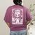 Artist Tarot Card Skeleton Painter Art Teacher Witchy Women's Comfort Colors T-Shirt Back Print Berry Artist Tarot Card Skeleton Painter Art Teacher Witchy Women's Comfort Colors T-Shirt Back Print Berry