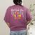 But Did You Take Attendance Teacher School Secretary Team Women's Comfort Colors T-Shirt Back Print Berry