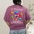 Autism Awareness Teacher I Teach Awesome Superheroes Women's Comfort Colors T-Shirt Back Print Berry