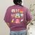 Back To School Coquette Teacher Women Girl Kindergarten PreK Women's Comfort Colors T-Shirt Back Print Berry