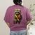 Back To School Raccoon Teachers Student Kids Women's Comfort Colors T-Shirt Back Print Berry