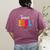 Back To School Teachers Crew Students Team ESOL Teacher Women's Comfort Colors T-Shirt Back Print Berry