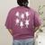 Ballet Ghost Dancer Spooky Dance Teacher Halloween Costume Women's Comfort Colors T-Shirt Back Print Berry Ballet Ghost Dancer Spooky Dance Teacher Halloween Costume Women's Comfort Colors T-Shirt Back Print Berry