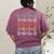 Baseball Math Sports Double Play Teacher School 2022 Women's Comfort Colors T-Shirt Back Print Berry