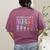 Battery Life Of A Nurse School Teacher Appreciation Women's Comfort Colors T-Shirt Back Print Berry