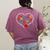 Best Head Start Teacher Early Head Start Teachers Women's Comfort Colors T-Shirt Back Print Berry