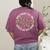 Biology Bio Teachers And Biochemistry Lab Nerds Women's Comfort Colors T-Shirt Back Print Berry