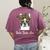 Birthday And Mother's Day -Boston Terrier Mom Women's Comfort Colors T-Shirt Back Print Berry