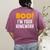 Boo I'm Your Homework Halloween Teacher Costume Women's Comfort Colors T-Shirt Back Print Berry