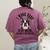 Bostie Mama Dog Dad Boston Terrier For Men Women Women's Comfort Colors T-Shirt Back Print Berry
