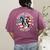 Boston Bull Terrier Men Boston Terrier Dog Dad Women's Comfort Colors T-Shirt Back Print Berry