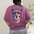 Boston Terrier 4th Of July US Merica Bostie Dog Patriotic For Men Women Kids Women's Comfort Colors T-Shirt Back Print Berry
