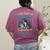 Boston Terrier American Gentleman Bibliophile Book Lover Women's Comfort Colors T-Shirt Back Print Berry