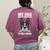 Boston Terrier American Gentleman Dog Lover I'm Well Trained Women's Comfort Colors T-Shirt Back Print Berry