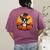 Boston Terrier Bostie Dog Breed Pet Halloween Pumpkins Women's Comfort Colors T-Shirt Back Print Berry