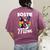 Boston Terrier Bostie Dog Breed Pet Bostie Mom Women's Comfort Colors T-Shirt Back Print Berry