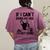 Boston Terrier If I Can't Bring My Dog I'm Not Going Men Women Kids Women's Comfort Colors T-Shirt Back Print Berry