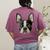 Boston Terrier Cute Puppy Face Dog Lover Pet Owner Women's Comfort Colors T-Shirt Back Print Berry