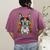 Boston Terrier Dia De Los Muertos Day Of The Dead Dog Skull For Men Women Kids Women's Comfort Colors T-Shirt Back Print Berry