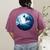 Boston Terrier Dog Moon Dog Mom Dad Women Men Dog Lovers Women's Comfort Colors T-Shirt Back Print Berry