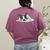Boston Terrier Dog Official Sleeping Men Women Girls Kids Women's Comfort Colors T-Shirt Back Print Berry