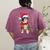 Boston Terrier Dog Ugly Christmas Dog Xmas For Men Women Kids Women's Comfort Colors T-Shirt Back Print Berry