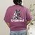 Boston Terrier Dog Untamed For Men Women Women's Comfort Colors T-Shirt Back Print Berry