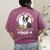 Boston Terrier Dog Women's Comfort Colors T-Shirt Back Print Berry