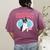 Boston Terrier Grandma Bostie Dog Owner Boston Terrier Men Women Women's Comfort Colors T-Shirt Back Print Berry