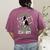 My Boston Terrier Is My Lucky Charm Paw Dog St Patrick's Day Women's Comfort Colors T-Shirt Back Print Berry