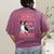 Boston Terrier Mom American Gentleman Dog Lover Mother's Day Women's Comfort Colors T-Shirt Back Print Berry