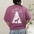 Boston Terrier Mom Dad Dog Alien UFO For Men Women Women's Comfort Colors T-Shirt Back Print Berry