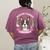 Boston Terrier Mom Mother's Day Women's Comfort Colors T-Shirt Back Print Berry