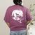 Boston Terrier And Moon Halloween Costume Dog Lover Women's Comfort Colors T-Shirt Back Print Berry