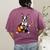 Boston Terrier Playing Guitar Boston Terrier Women's Comfort Colors T-Shirt Back Print Berry