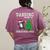 Boston Terrier Santa Hat Dabbing Around The Christmas Tree Women's Comfort Colors T-Shirt Back Print Berry