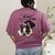 Boston Terrier Shirt I Didn't Fart My Butt Blew You A Kiss Women's Comfort Colors T-Shirt Back Print Berry