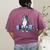 Boston Terrier Weightlifting Deadlift Men Fitness Gym Women's Comfort Colors T-Shirt Back Print Berry