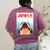 Boston Terriers Jowls Dog Mom Dog Dad Women's Comfort Colors T-Shirt Back Print Berry