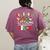 All Is Calm Just Kidding This Is Pre-K Christmas Teacher Women's Comfort Colors T-Shirt Back Print Berry All Is Calm Just Kidding This Is Pre-K Christmas Teacher Women's Comfort Colors T-Shirt Back Print Berry