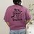 You Can't Scare Me I'm a Teacher Women's Comfort Colors T-Shirt Back Print Berry