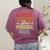 Capital Letters And Periods Bruh Teacher Grammar Kids Women's Comfort Colors T-Shirt Back Print Berry