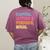 Capital Letters And Periods Bruh Teacher Bruh Teache Women's Comfort Colors T-Shirt Back Print Berry