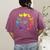 Chicken Themed Color Wheel Educational Art Teacher Artist Men Women Girls Kids Women's Comfort Colors T-Shirt Back Print Berry