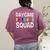 Childcare Daycare Squad Daycare Teacher Men Women Women's Comfort Colors T-Shirt Back Print Berry
