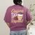 Coffee Teach Repeat Teacher Women's Comfort Colors T-Shirt Back Print Berry